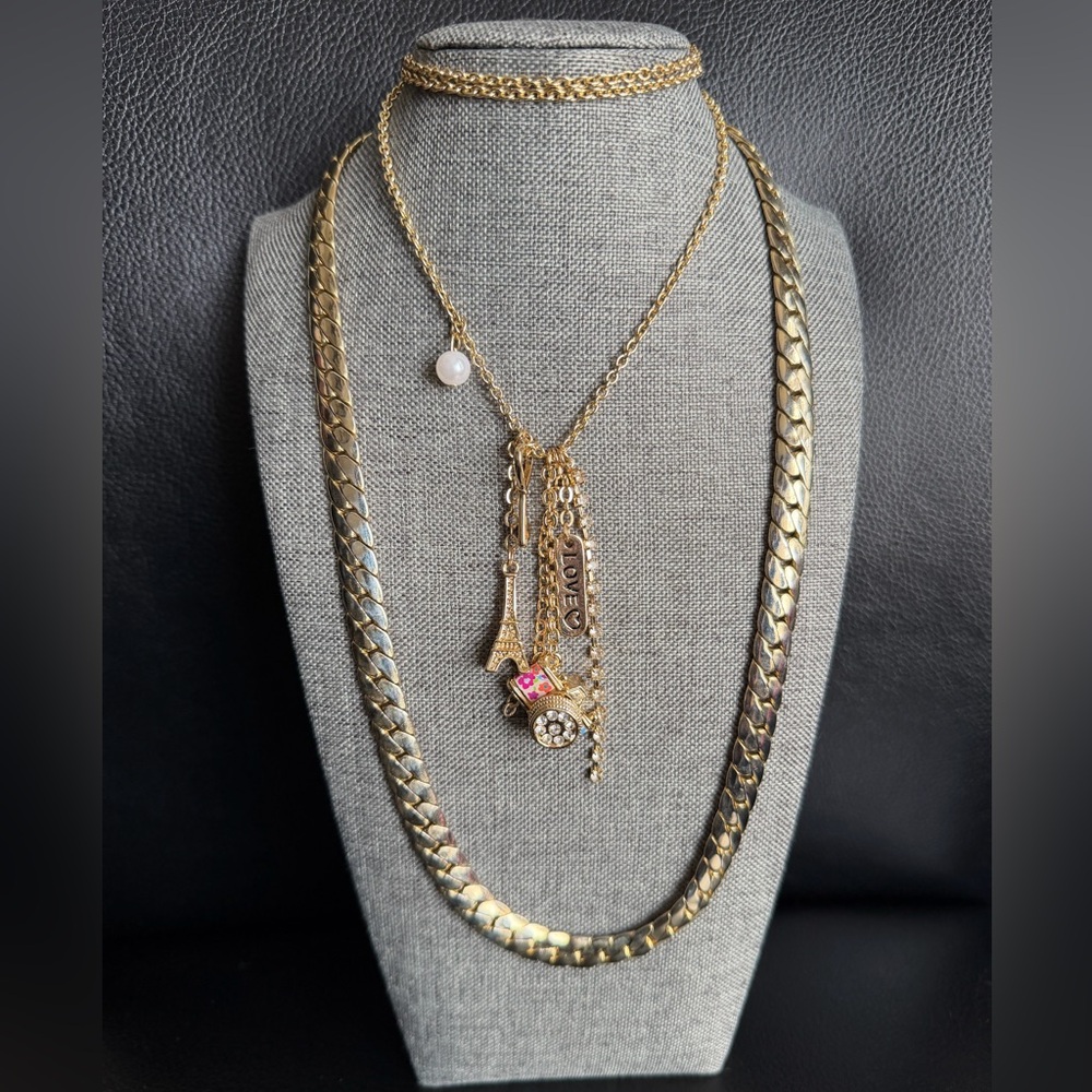 Gold Necklace Set